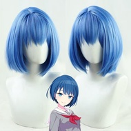 Project Sekai: Colorful Stage - Kiritani Haruka Cosplay Wig Blue partial short wig with styling opti