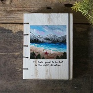 I feel good in nature. Notebook Handmade notebook Diary 筆記本 journal