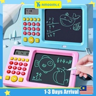 2 in 1 Kids Mouth Calculator LCD Writing Drawing Tablet Maths Teaching Calculator Learning Supplies