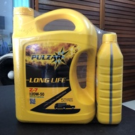 น้ำมันเครื่อง เพาวซ่าร์ ลองไลฟ์ Pulzar Long-Life SAE 20W-50 ขนาด 5แถม1 ลิตร น้ำมันเครื่อง เกรดรวมสำหรับเครื่องยนต์ดีเซลและเบนซิน