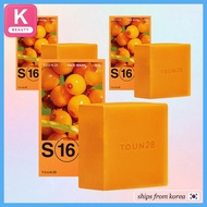 [toun28] S16 Vitamin Tree Oil + Alpha Bisabolol Cleansing Soap, 90g, 3pcs / Korean Cleansing Soap by