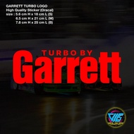 GARRETT Turbo Sticker / Decal (High Quality Sticker)