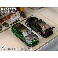 SW 1: 64 BMW G82 M4 GTR Flossmann Full Widebody Kit Wide Body Modified Blast Turtle Diecast