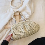 Túi rơm phụ nữ Túi đựng ống hút bằng tay TOTE Mùa hè Bãi biển Rattan Túi cho Bãi biển Đêm mùa hè GHY