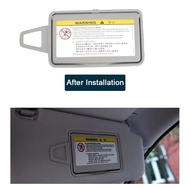 Gray Car Sun Visor Shade Makeup Cosmetic Mirror Cover Right Side for Mercedes Benz E-Class W211 2003