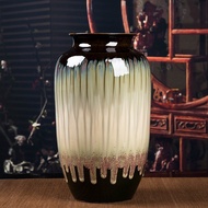 S/🌔Jingdezhen Creative Ceramic Vase Crafts Home Floor Vase Decoration Dream Starry Sky Color Glaze Vase VMW6