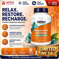 【On Sale】NOW Magnesium Glycinate Nervous System Support Magnesium Supplement