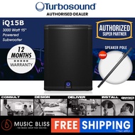 Turbosound IQ15B 3000W 15 inch Powered Subwoofer (iQ-15B / iQ 15B)