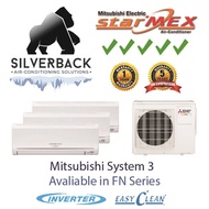 Mitsubishi Starmex (5 Tick) System 3 Aircon FN Series (Full installation Service Available)