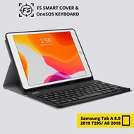 Fs Smart Cover & OneSOS keyboard - Samsung Tab A 8.0 2019 T295/A8 2018