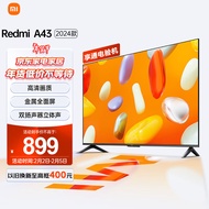 小米（MI）电视 Redmi A43 2024款 43英寸全高清 金属全面屏 1G+8G 双扬声器立体声电视机 L43RA-RA 43英寸