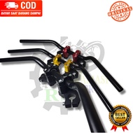 stang rzr breket dudukan riser stabiliser stang motor sonic satria fu - brekt+rzr+riser gold