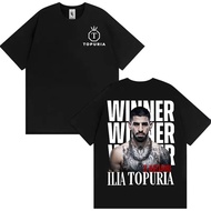Winner Vintage T-Shirt El Matador Ilia Topuria Men And Women Fashion Popular Hip Hop