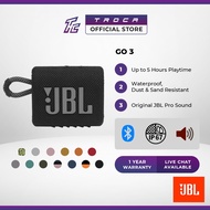 JBL GO 3 Portable Speaker - Waterproof Speaker, Bluetooth Speaker, JBL Pro Sound, Vibrant Colors