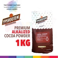 Premium Van Houten proffesional cocoa powder dark brown 20/22 1KG