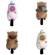 Plush toy golf club cover golf club cover for golf driver fairway wood cover golf club head cover go