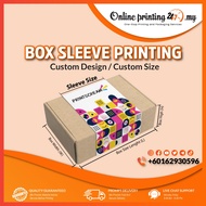 Customize box sleeve printing / packaging box printing / kotak hantaran / packaging box/wrapping box