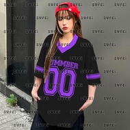 (Free custom name and number) Full sublimation Unisex No.00 Jersey Sweatshirt Oversized V-neck Socce