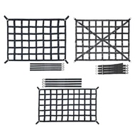 Roof Rear Cargo Luggage Mesh Storage Net Holder Net Cargo Luggage Storage Organizer Block 4" X 4" Ca
