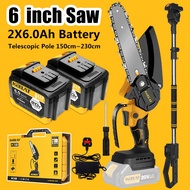 KEELAT 6 "Chainsaw Cordless DY Type Mini Chainsaw Cutter Machine Electric Saw Portable Potong Pokok