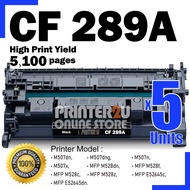 5x Compatible to h* 89A CF289A H*89A CF 289A LaserJet ENTERPRISE M507 M507dn 507dng M507n M507x M528