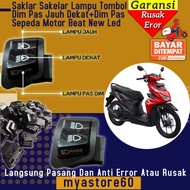 Dim Beam Light Switch 3 Features Far Near Dim Beam High Low Dim 4 Pin Motorcycle BEAT New Led