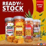 [FREE GIFT + FAST SHIPPING] Popia Lab Combo Kerepek Popia Cheese Salted Egg Seaweed BBQ 300gram