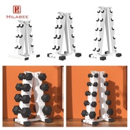 HILABEE Dumbbell Stand, Sturdy Dumbbell Holder, Durable Dumbbell Storage Holder, Small