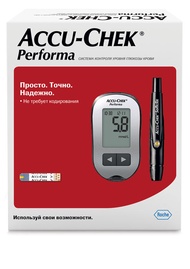 Accu Chek Performa Meter Kit (เครื่อง+กระเป๋า) ไม่มีปากกา