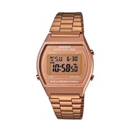 Casio Standard Digital Rose Gold Stainless Steel Band Watch B640WC-5A B-640WC-5A