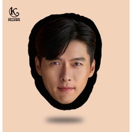KC PILLOW---Face shaped Hyun Bin pillow for or souvenir