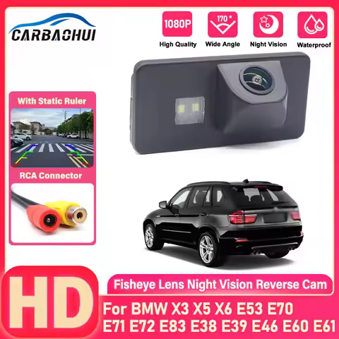 Night Vision HD Car Reverse Camera For BMW X3 X5 X6 E53 E70 E71 E72 E83 E38 E39 E46 E60 E61 Back up 