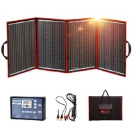 DOKIO 18v แผงโซล่าเซลล์ พับเก็บได้ แผงโซล่าเซล มีความยืดหยุ่น แผง โซ ล่าเซล 200W แผ่นโซล่าร์เซล ชุดไ