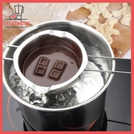 Stainless Steel Chocolate Heating Melting Kettle Boiler Fondue Bowl Heating Melting Kettle Pot Pan Butter Cheese Heating Bowl baking Accessories Pastry Tools
