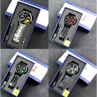 1x Men's Luxury Watch Waterproof Rotary Sport Car Rim Man Watch High