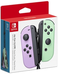 [อุปกรณ์เสริม] NEW!! Nintendo Switch Joy-Con Controllers (Pastel Purple / Pastel Green) ของแท้