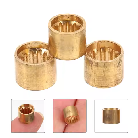 30Pcs Copper Billiard Cue Ferrules Sturdy Replacement Parts for Pool Cue Tips Snooker Supplies Snook