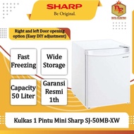 TERLARIS!!! Kulkas 1 Pintu Mini Bar Sharp SJ-50MB-XW