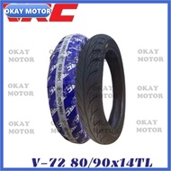 TYRE TIRE diamond 70-90/14 & 80-90/14 90-90/14 bunga sama maxxis tubeless TAYAR 70/90x14 80/90x14 eg