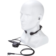 Throat Mic Tactical Earpiece U94 PTT 2 Pin TK Jack 7.0mm Plug Push to Talk Headset for Baofeng UV5R 