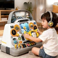 Flight Adventure Simulator Cockpit Toy Interactive Lights Sounds Control Panel Educational Pretend P