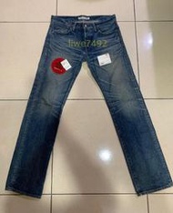 UNIQLO 日本製 原色褲 牛仔褲 W31 藍色