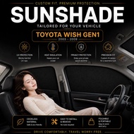 Vemart toyota wish car uv privacy sunshade custom fit accessories
