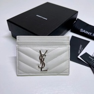 SLP Card Holder Credit Holder Style Number:423291< White Silver Buckle Buckle > Metal Interlocking Y