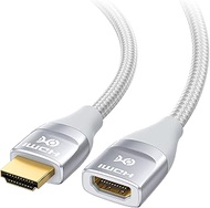Cable Matters 48Gbps Ultra HD 8K HDMI Extension Cable 3.3 ft / 1m (HDMI Male to Female Extension Cab