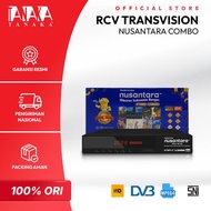 TANAKA RCV TRANSIVISION NUSANTARA HD COMBO RECEIVER SET TOP BOX TYPE T2 STB SIARAN TV DIGITAL GARANS