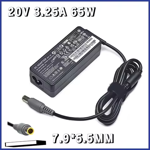 20V 3.25A 65W 7.9*5.5mm 8 pin AC Laptop Adapter For Lenovo IBM C100 C200 N200 X200 X300 R400 R500 T4