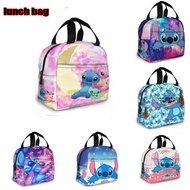 New Cartoon Stitch 3D Lunch Bag For Kids Thick Hand Bag Waterproof Portable Lunch box