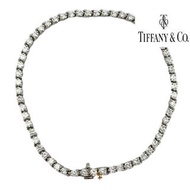 Tiffany帝梵妮正品18k金钻石手链，18cm