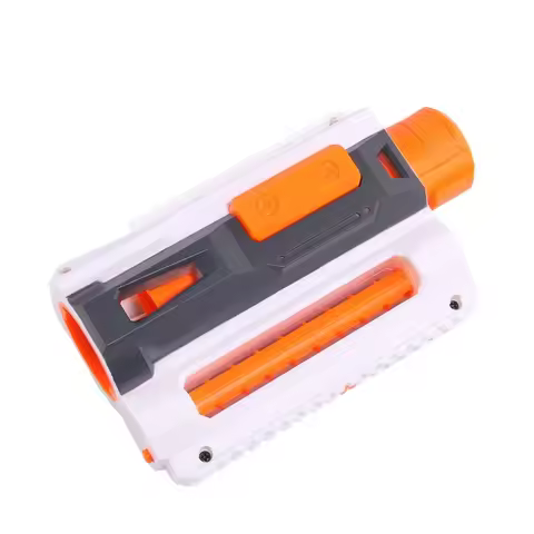 Modified Part Front Tube Decoration with Upper and Lower Guide Rail for Nerf Elite Series Orange Gre
